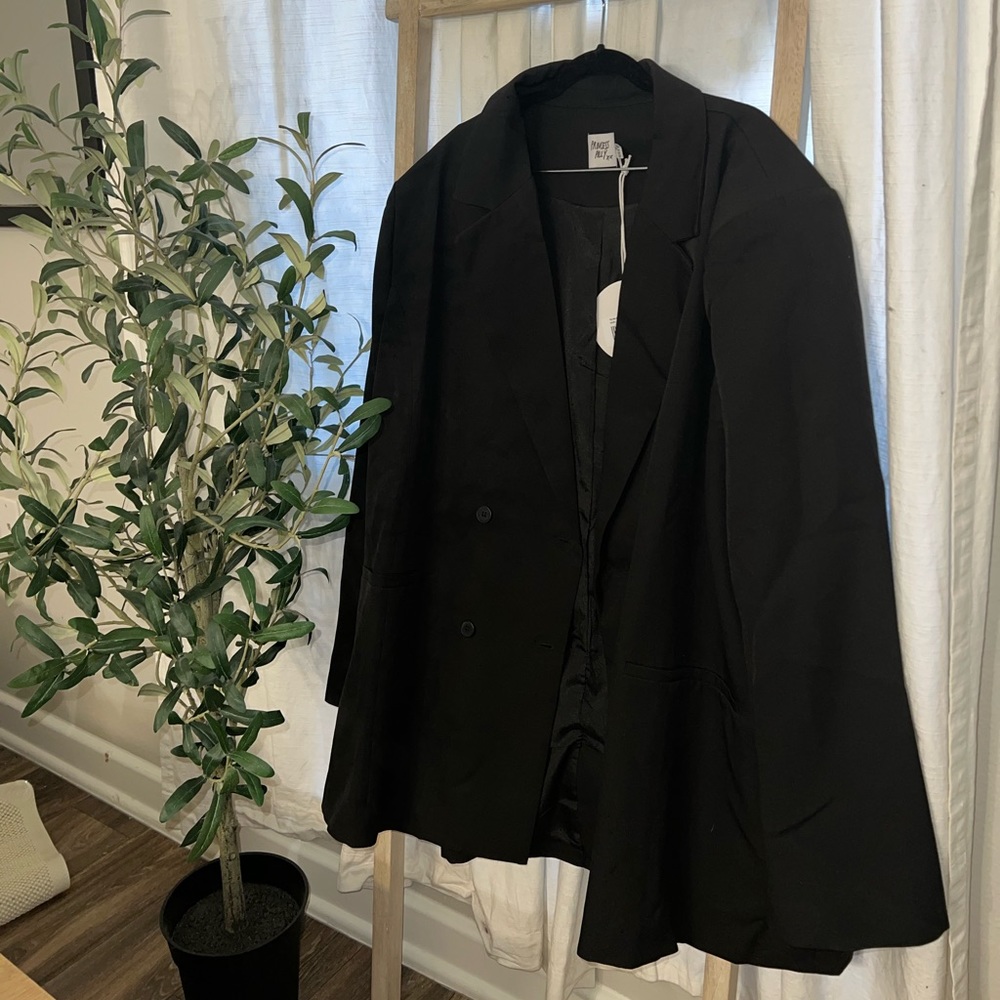 Princess Polly Black Blazer - Size US20